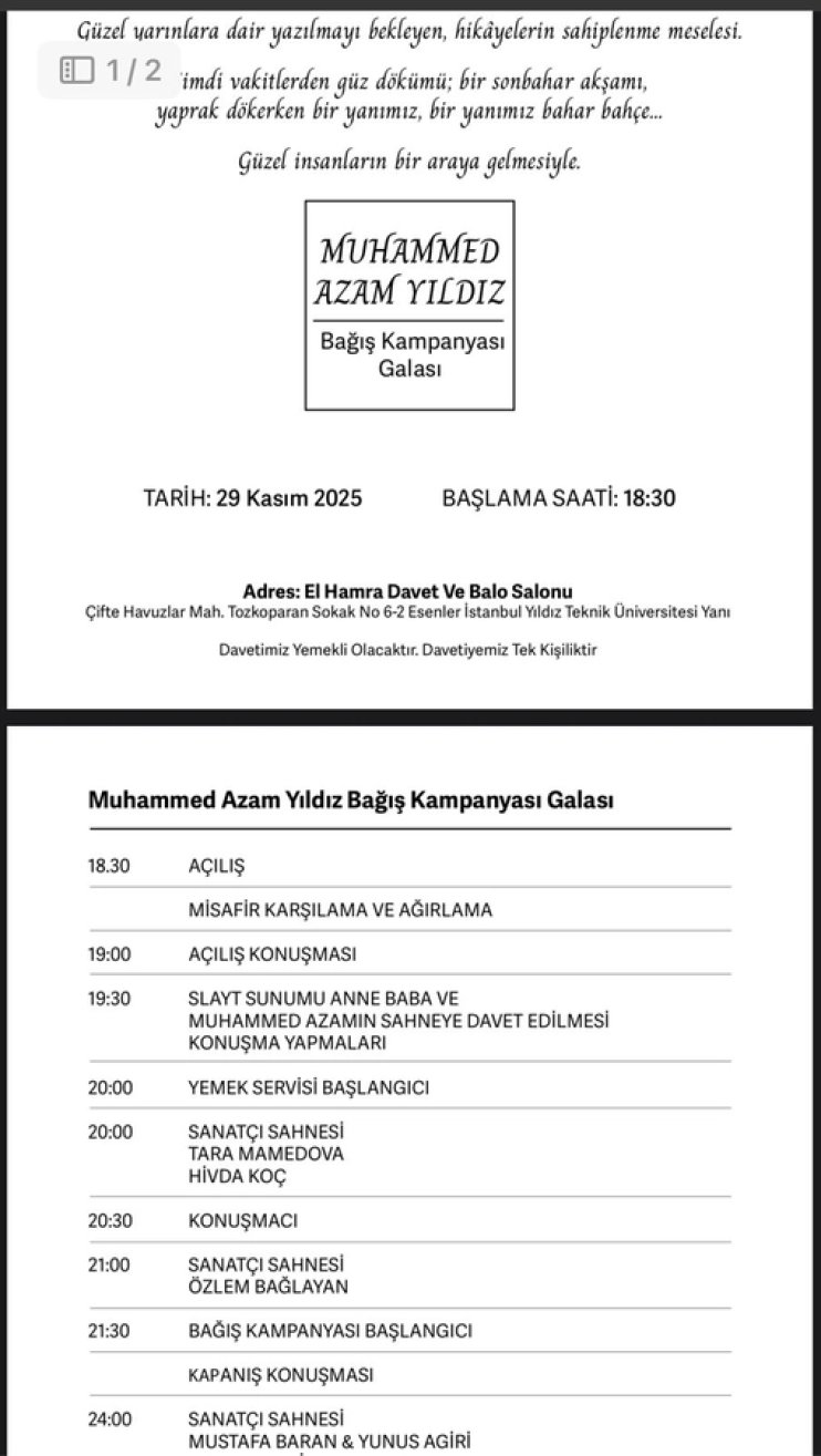 Muhammed Azam Icin Istanbulda Bagis Kampanyasi Duzenlenecek (1)