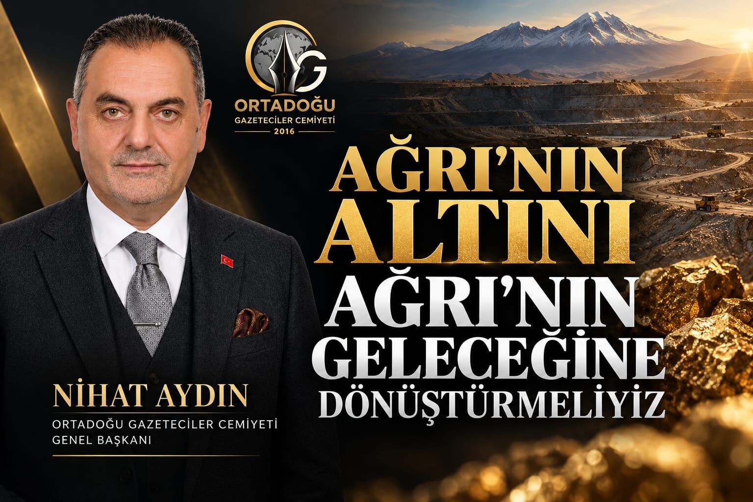 Nihat Aydın: “Ağrı’nın Altını Çıkarken Ağrı’nın Geleceği De İnşa Edilmeli”
