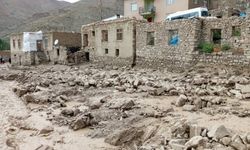 Başkale'yi sel yerle bir etti