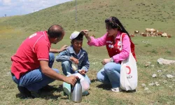 Ağrı'daki iyiliğin adı: Türk Kızılayı