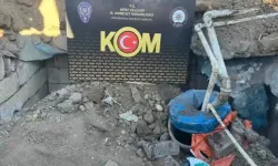 Ağrı’da gömülü tankın içinde kaçak motorin bulundu!