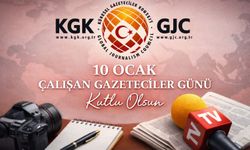 KGK'dan 10 Ocak Çalışan Gazeteciler Günü Mesajı
