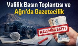 Valilik Basın Toplantısı, Gazetecilik ve Ağrı Gerçeği