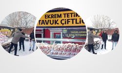 Eksi 25 Derecede Gönülleri Isıtan Hayır: Ağrılı İş İnsanlarından 500 Organik Tavuk Desteği