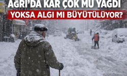 Ağrı’da kar çok mu yağdı, yoksa algı mı büyütülüyor?
