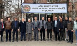 Ağrı Şeker Fabrikası Müdürü Kürşat Erdoğan’dan Sanayi Sitesine Ziyaret