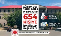 Ağrı’daki bahis soruşturmasında 654 kişi tespit edildi!