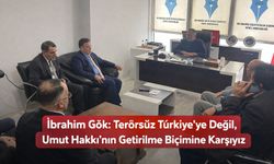 İbrahim Gök: “Terörsüz Türkiye’ye Değil, Umut Hakkı’nın Getirilme Biçimine Karşıyız”