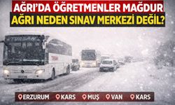 Ağrı’da Öğretmenler Sınava Değil, Yola Koştu!