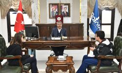 Başkan Taşkın, Fen Lisesi Öğrencilerini Ağırladı