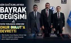 Ağrı’da Ülkü Ocakları’nda bayrak değişimi