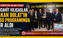 İş İnsanı Kılıçaslan, Ağrı Ticaret ve Sanayi Odası’nı ziyaret etti