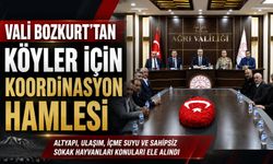 Vali Bozkurt’tan Köyler İçin Koordinasyon Hamlesi