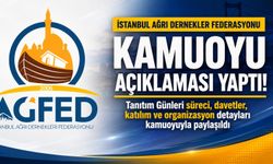 İstanbul Ağrı Dernekler Federasyonu’ndan Tanıtım Günleri Açıklaması