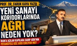 Prof. Dr. Faruk Kaya’dan Ağrı İçin Sanayi Koridoru Çağrısı