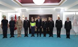 Vali Bozkurt, Jandarma Heyetini Makamında Ağırladı
