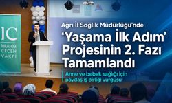 Ağrı İl Sağlık Müdürlüğü “Yaşama İlk Adım” Projesinin İkinci Fazını Tamamladı