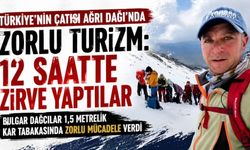Ağrı Dağı’nda 12 Saatte Zirveye Ulaşıldı!