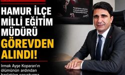 Hamur İlçe Milli Eğitim Müdürüne Görevden Uzaklaştırma!