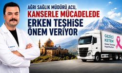Ağrı İl Sağlık Müdürlüğü’nün Gezici KETEM Aracı Kentin Dört Bir Yanında Tarama Yapıyor