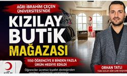 Ağrı İbrahim Çeçen Üniversitesi’ndeki Kızılay Butik 1150 Öğrenciye Ulaştı