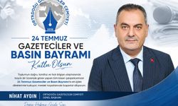 OGC Başkanı Aydın’dan 24 Temmuz Gazeteciler ve Basın Bayramı Mesajı