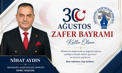 Nihat Aydın’dan 30 Ağustos Zafer Bayramı Mesajı