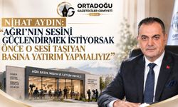 Nihat Aydın: “Ağrı’nın Sesini Güçlendirmek İstiyorsak Önce O Sesi Taşıyan Basına Yatırım Yapmalıyız”