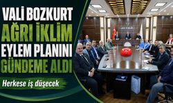 Vali Bozkurt Ağrı İklim Eylem Planını Gündeme Aldı: Herkese İş Düşecek