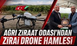 Ağrı Ziraat Odası “Zirai Drone İlaçlama Projesi”ni Hayata Geçirdi