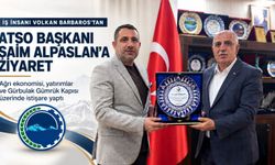 İş İnsanı Barbaros’tan ATSO Başkanı Saim Alpaslan’a Ziyaret