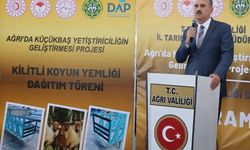 Ağrı’da Yetiştiricilere Yüzde 72 Hibe Destekli Kilitli Koyun Yemliği Dağıtıldı