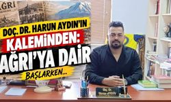 Doç. Dr. Harun Aydın’ın Kaleminden... Ağrı’ya Dair: Başlarken…
