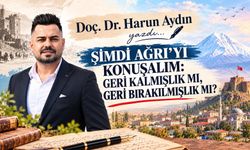 Doç. Dr. Harun Aydın'ın Kaleminden...Şimdi Ağrı'yı Konuşalım: Geri Kalmışlık Mı, Geri Bırakılmışlık Mı?