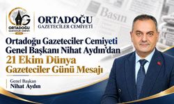 OGC GENEL BAŞKANI NİHAT AYDIN’DAN 21 EKİM DÜNYA GAZETECİLER GÜNÜ MESAJI