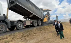 Taşlıçay Çöğürlü’de yol çalışması tamamlandı!