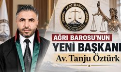 Av. Tanju Öztürk, Ağrı Barosu’nun Yeni Başkanı Oldu