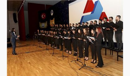 Ağrı İbrahim Çeçen Üniversitesi’nde Polifonik Koro Konseri Düzenlendi
