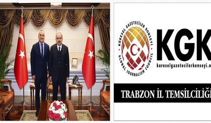 Trabzon Valisi Ustaoğlu'ndan Külekçi'ye Tebrik