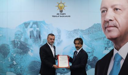AK Parti Diyadin İlçe Başkanı Orhan Özden Oldu!