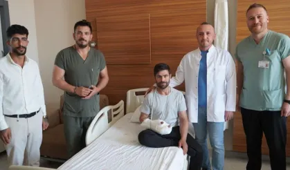 Ağrı’da yaralanan hasta, Van’da elini kaybetmekten kurtarıldı