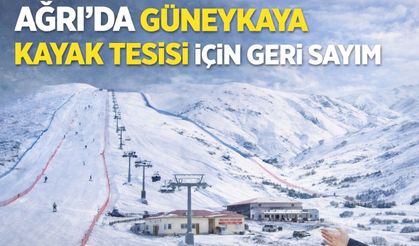 Ağrı’da Güneykaya Kayak Tesisi İçin Geri Sayım