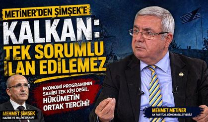 Metiner’den Mehmet Şimşek’e Destek: “Tek Sorumlu Gibi Gösterilmesi Hakkaniyetli Değil”
