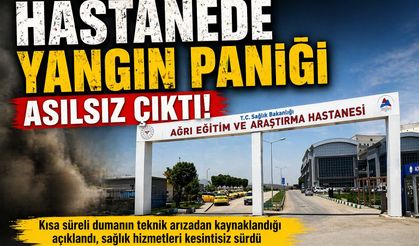 Hastanedeki Yangın Paniği Asılsız Çıktı!