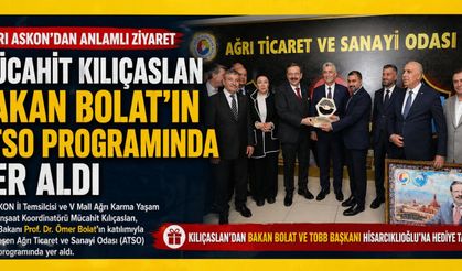 İş İnsanı Kılıçaslan, Ağrı Ticaret ve Sanayi Odası’nı ziyaret etti