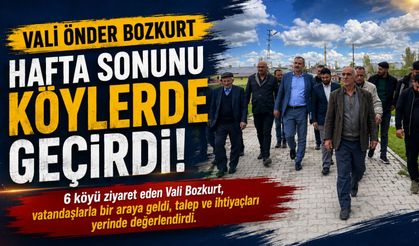 Ağrı Valiliği’nden Köylere Hafta Sonu Mesaisi