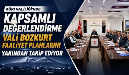 Vali Bozkurt Faaliyet Planlarını Yakından Takip Ediyor