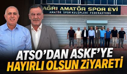 Ağrı İş Dünyasından ASKF’ye Hayırlı Olsun Ziyareti: Sponsorluk Tartışmalarına Ortak Mesaj
