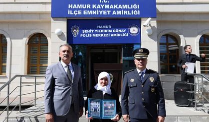 Şehit Polis Memuru Yıldırım Günay’ın İsmi Polis Merkezinde Yaşatılacak