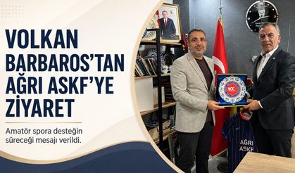 Volkan Barbaros’tan Ağrı ASKF’ye Ziyaret: “Bu Çocuklar Bizim Evlatlarımız”